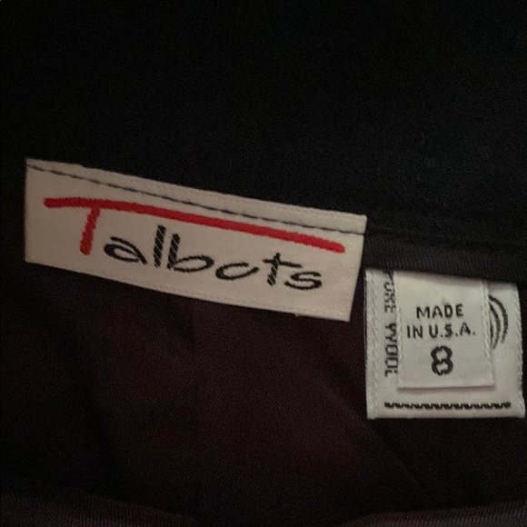 Talbots Navy Wool Women's Skirt - Picture 5 of 7